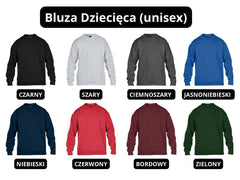 Haftowana Dziecięca bluza z Twoim Logo/Zdjęciem/Tekstem