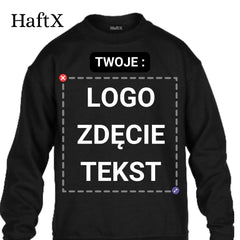 Haftowana Dziecięca bluza z Twoim Logo/Zdjęciem/Tekstem