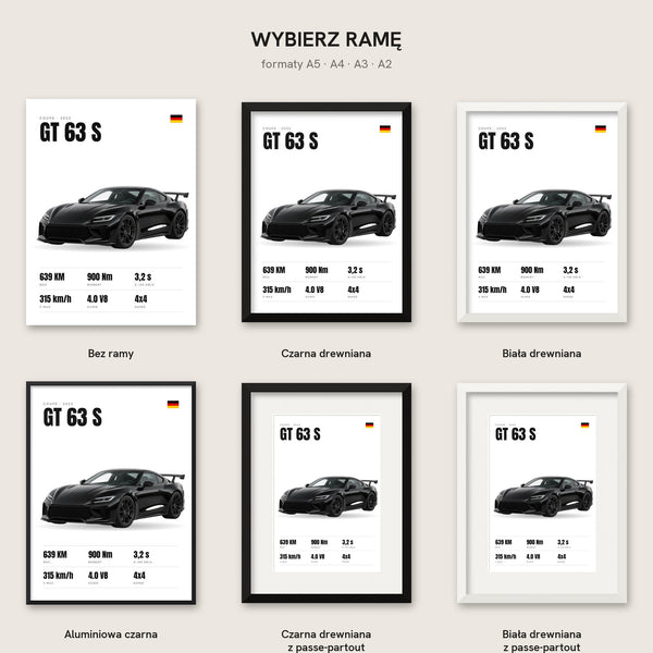 Twoje auto – biała seria, plakat ze specyfikacją – zdjęcie 6