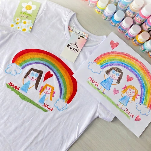 Kid's Drawing Shirt — Your Child's Art, Printed