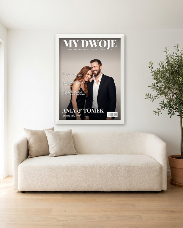 Okładka magazynu pary – plakat z Waszym zdjęciem – zdjęcie 3