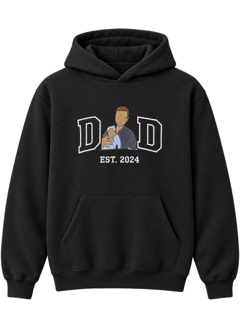 Bluza z haftem DAD ze zdjęcia
